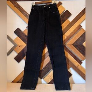 Vintage Wrangler Silverlake Classic Black Denim Jeans
